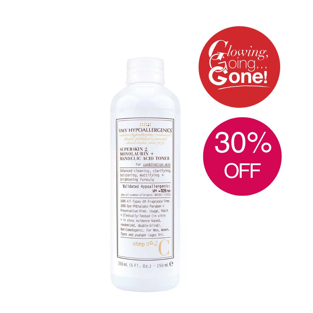 Superskin 2 Monolaurin + Mandelic Acid Toner for Combination Skin