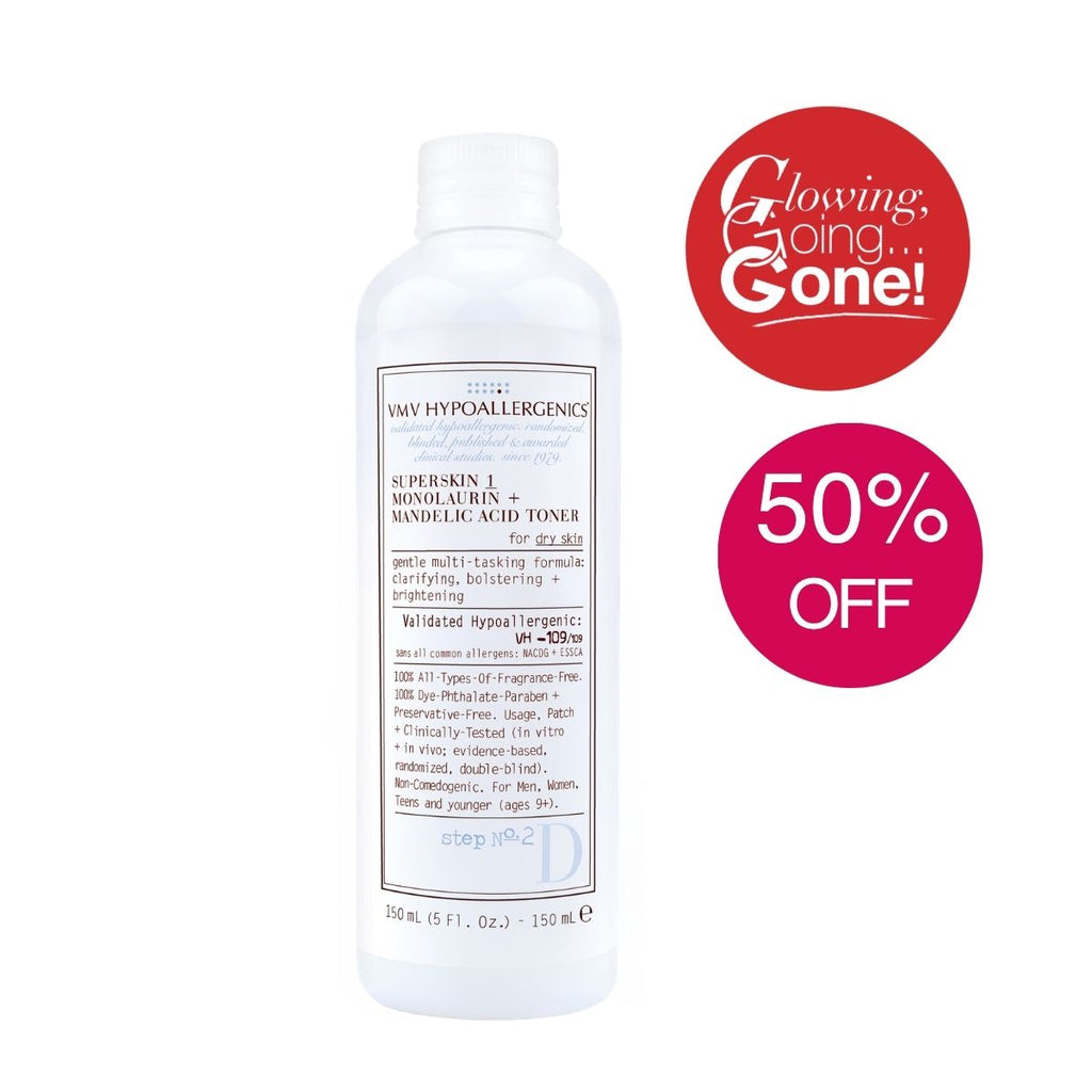 SuperSkin 1 Monolaurin + Mandelic Acid Toner for Dry Skin | VMV