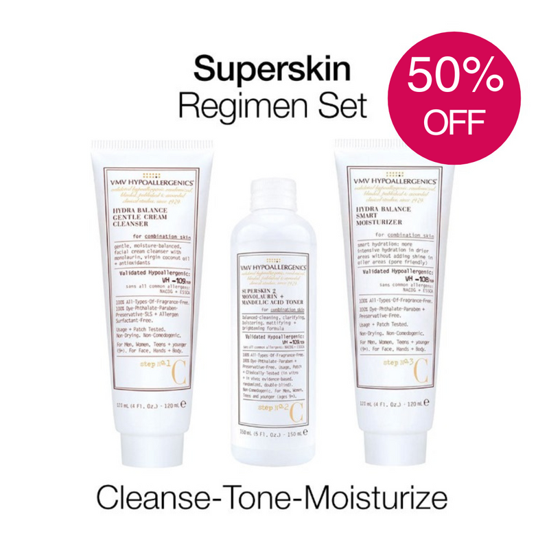 Superskin Hydra Balance Regimen Set: For Combination Skin