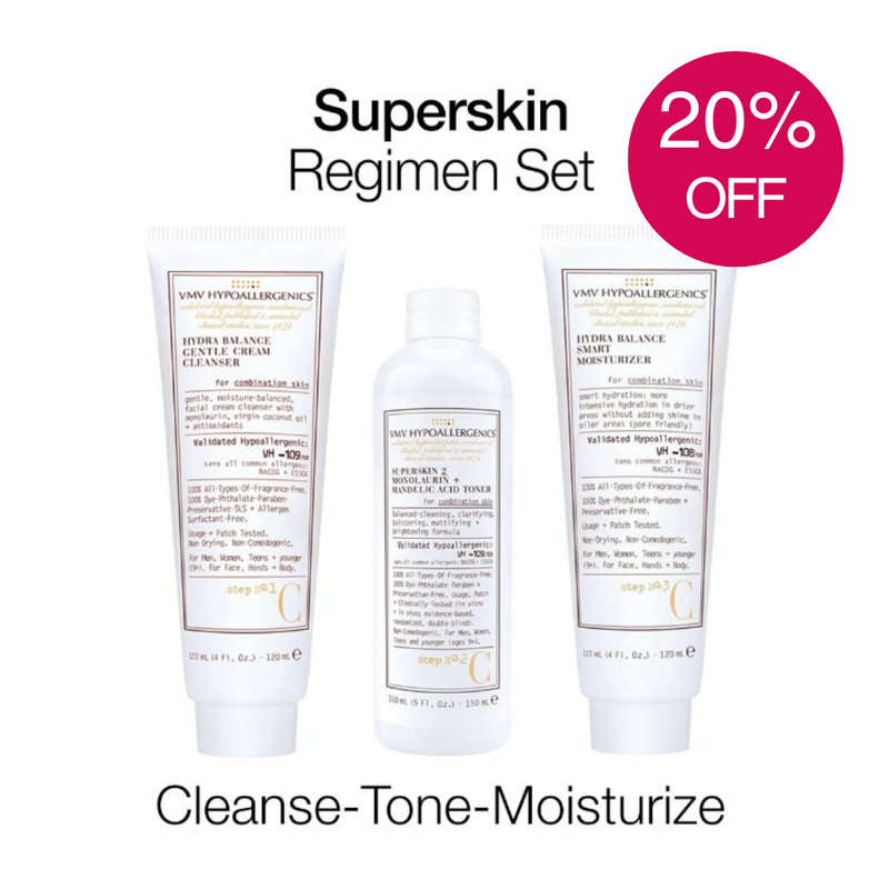 Superskin Hydra Balance Regimen Set: For Combination Skin