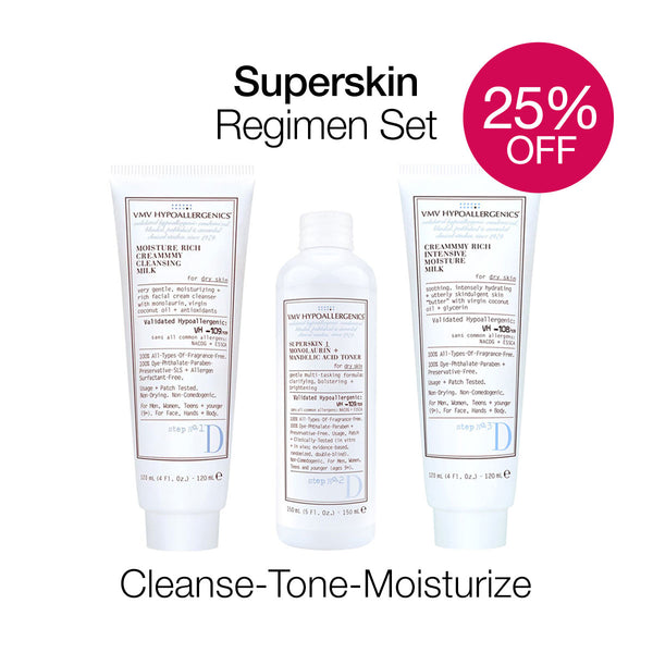 Superskin Moisture Rich Regimen Set: For Dry Skin