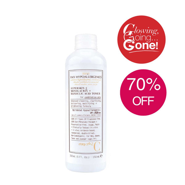 Superskin 2 Monolaurin + Mandelic Acid Toner for Combination Skin